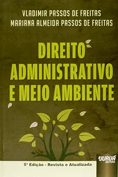 Capa do livro Direito Administrativo e Meio Ambiente