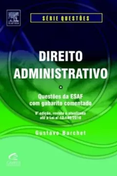 Livro Direito Administrativo. ESAF - Resumo, Resenha, PDF, etc.