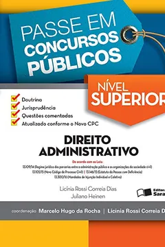 Livro Direito Administrativo - Nível Superior. Coleção Passe em Concursos Públicos - Resumo, Resenha, PDF, etc.