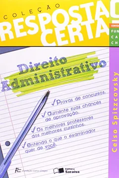 Livro Direito Administrativo - Volume 9 - Resumo, Resenha, PDF, etc.
