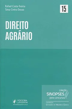 Livro Direito Agrário - Volume 15. Coleção Sinopses Para Concursos - Resumo, Resenha, PDF, etc.
