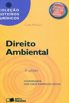 Livro Direito Ambiental - Coleção Roteiro Jurídicos - Resumo, Resenha, PDF, etc.