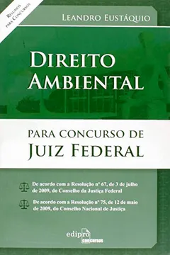 Livro Direito Ambiental. Para Concursos De Juiz Federal - Resumo, Resenha, PDF, etc.