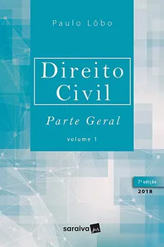 Capa do livro Direito Civil 1. Parte Geral