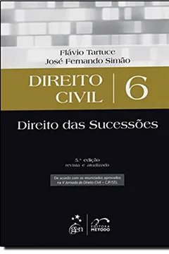 Livro Direito Civil. Direito Das Sucessões - Volume 6 - Resumo, Resenha, PDF, etc.