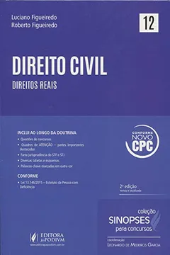 Livro Direito Civil. Direitos Reais - Volume 12. Coleção Sinopses Jurídicas - Resumo, Resenha, PDF, etc.
