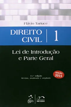 Livro Direito Civil. Lei de Introdução e Parte Geral - Volume 1 - Resumo, Resenha, PDF, etc.