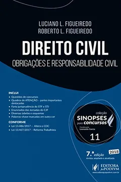 Livro Direito Civil: Obrigações e Responsabilidade Civil - Resumo, Resenha, PDF, etc.