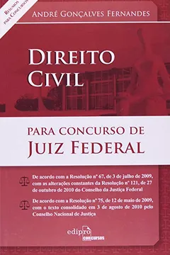 Livro Direito Civil. Para Concurso De Juiz Federal - Resumo, Resenha, PDF, etc.