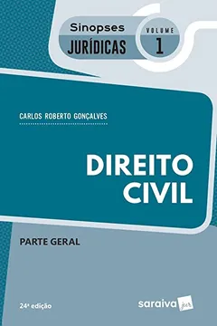 Livro Direito Civil - Parte Geral. Coleção Sinopses Jurídicas  1 - Resumo, Resenha, PDF, etc.