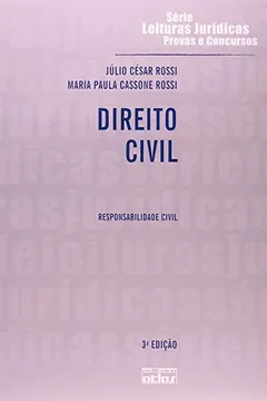 Capa do livro Direito Civil. Responsabilidade Civil - Volume 6. Série Leituras Jurídicas
