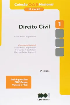 Livro Direito Civil - Volume 1. Coleção OAB Nacional 1ª Fase - Resumo, Resenha, PDF, etc.