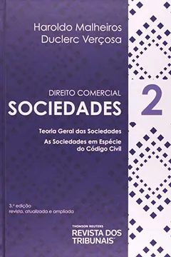 Capa do livro Direito Comercial. Sociedades - Volume 2