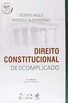 Livro Direito Constitucional Descomplicado - Resumo, Resenha, PDF, etc.