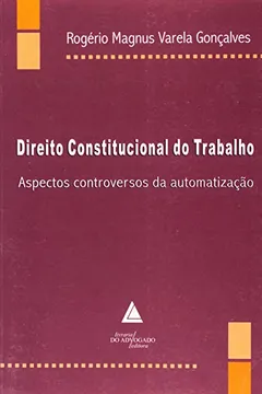 Capa do livro Direito Constitucional Do Trabalho