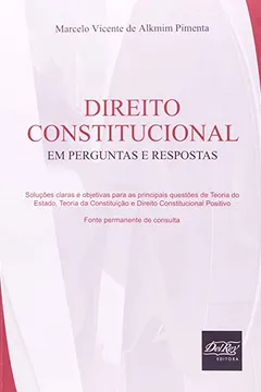 Capa do livro Direito Constitucional Em Perguntas E Respostas