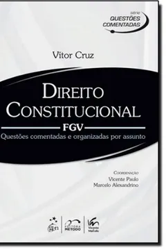 Capa do livro Direito Constitucional. FGV