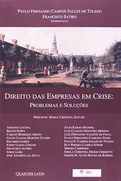 Livro Direito das Empresas em Crise. Problemas e Soluções - Resumo, Resenha, PDF, etc.