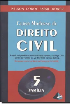 Livro Direito de Familia. Curso Moderno de Direito Civil - Volume 5 - Resumo, Resenha, PDF, etc.