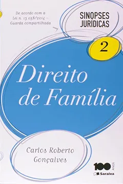 Capa do livro Direito de Família - Volume 2. Coleção Sinopses Jurídicas