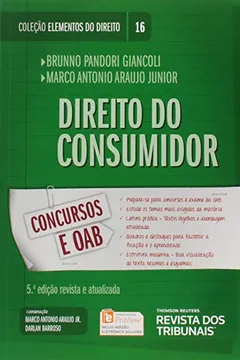 Livro Direito do Consumidor - Coleção Elementos do Direito - Resumo, Resenha, PDF, etc.