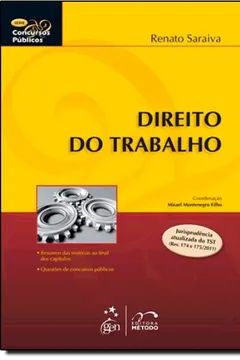 Livro Direito Do Trabalho - Série Concursos Públicos - Resumo, Resenha, PDF, etc.