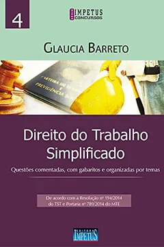 Livro Direito do Trabalho Simplificado - Resumo, Resenha, PDF, etc.