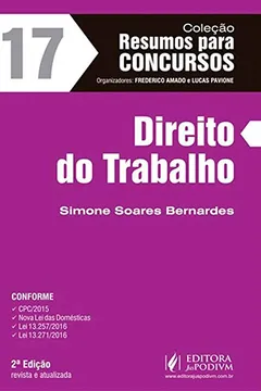 Livro Direito do Trabalho - Volume 17. Coleção Resumos Para Concursos - Resumo, Resenha, PDF, etc.