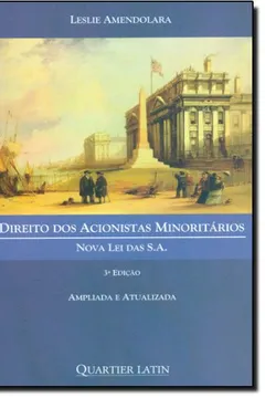 Livro Direito dos Acionistas Minoritários. Nova Lei das S.A. - Resumo, Resenha, PDF, etc.