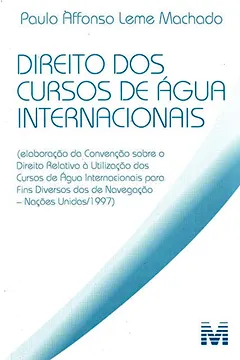 Livro Direito dos Cursos de Água Internacionais - Resumo, Resenha, PDF, etc.