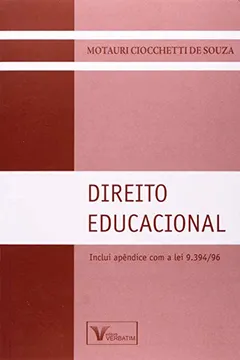 Capa do livro Direito Educacional