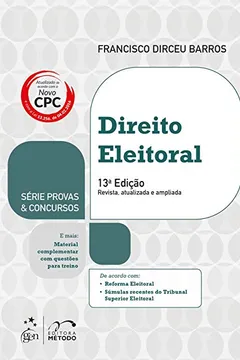 Livro Direito Eleitoral - Série Provas & Concursos - Resumo, Resenha, PDF, etc.