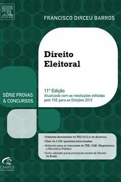 Livro Direito Eleitoral - Série Provas e Concursos - Resumo, Resenha, PDF, etc.