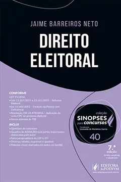Livro Direito Eleitoral (Volume 40) - Resumo, Resenha, PDF, etc.