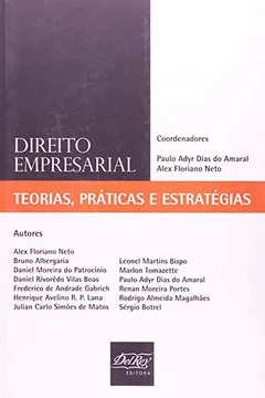 Capa do livro Direito Empresarial. Teorias Práticas E Estratégias