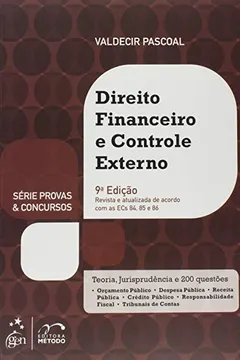 Capa do livro Direito Financeiro e Controle Externo - Série Provas e Concursos