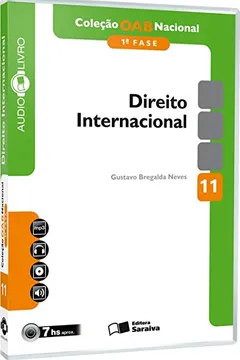 Capa do livro Direito Internacional - Volume 11. Coleção OAB Nacional. Audiolivro