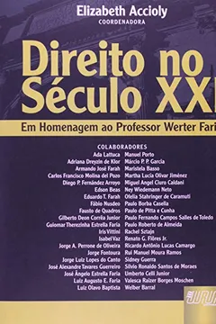 Livro Direito no Século XXI. Em Homenagem ao Professor Werter Faria - Resumo, Resenha, PDF, etc.