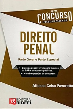 Livro Direito Penal Descomplicado - Série Concurso Descomplicado - Resumo, Resenha, PDF, etc.