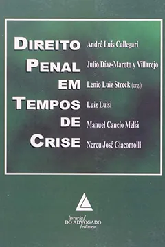 Livro Direito Penal em Tempos de Crise - Resumo, Resenha, PDF, etc.