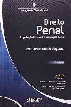 Livro Direito Penal - Legislacao Especial E Execucao Penal - Resumo, Resenha, PDF, etc.