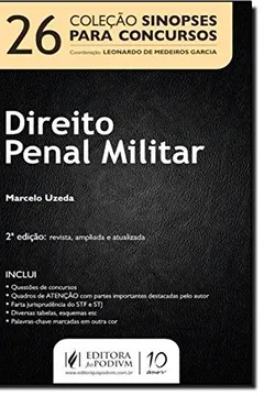 Livro Direito Penal Militar - Volume 26. Coleção Sinopses Para Concursos - Resumo, Resenha, PDF, etc.