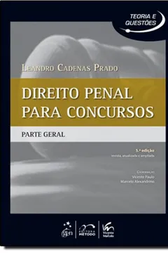 Livro Direito Penal Para Concursos. Parte Geral - Coleção Teoria E Questões - Resumo, Resenha, PDF, etc.