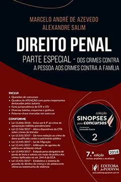 Livro Direito Penal: Parte Especial - Dos Crimes Contra a Pessoa aos Crimes Contra a Família - Resumo, Resenha, PDF, etc.