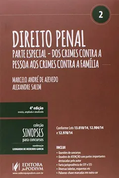 Livro Direito Penal. Parte Especial - Volume 2. Coleção Sinopses Para Concursos - Resumo, Resenha, PDF, etc.