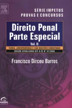 Livro Direito Penal. Parte Especial - Volume 2 - Resumo, Resenha, PDF, etc.