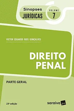 Livro Direito Penal. Parte Geral - Coleção Sinopses Jurídicas  7 - Resumo, Resenha, PDF, etc.