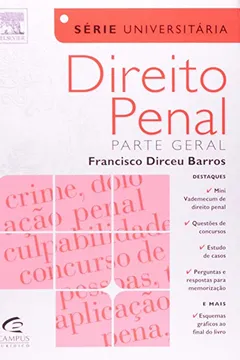 Livro Direito Penal. Parte Geral - Série Universitária - Resumo, Resenha, PDF, etc.