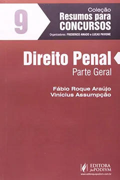 Livro Direito Penal. Parte Geral - Volume 9. Coleção Resumos Para Concursos - Resumo, Resenha, PDF, etc.