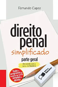 Livro Direito Penal Simplificado. Parte Geral - Coleção Direito Simplificado - Resumo, Resenha, PDF, etc.